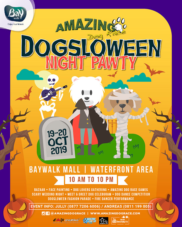 AMAZING Dog Race Dogsloween Night Pawty
