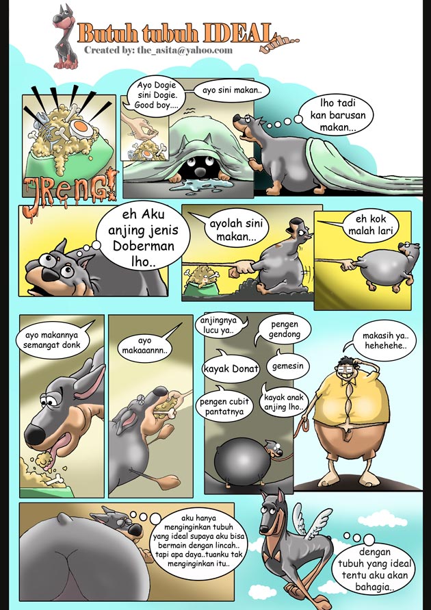 Tubuh Anjing Yang Ideal