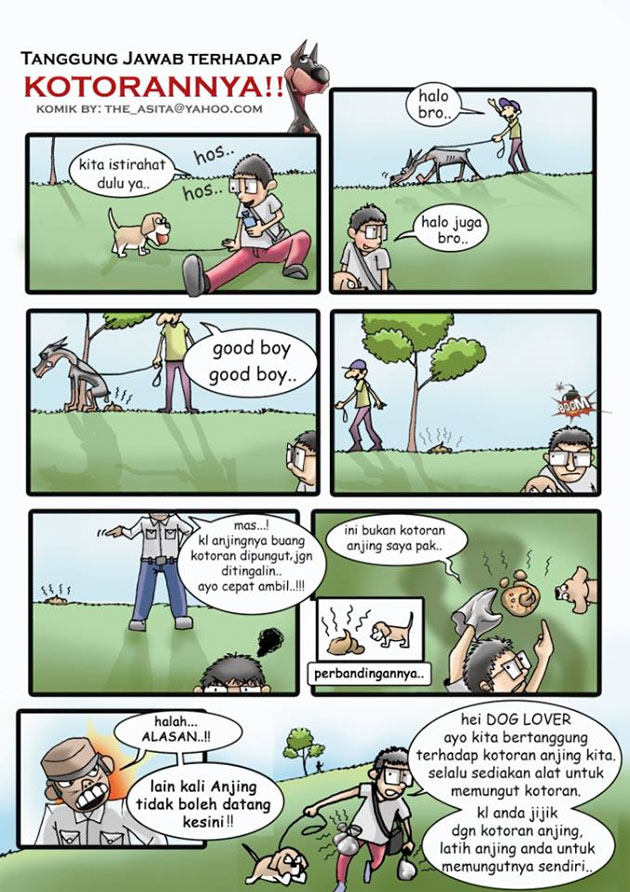 Tanggung Jawab Pada Kotoran Anjing Ditempat Umum