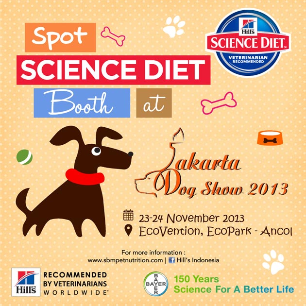 Spot SCIENCE DIET Booth at Jakarta Dog Show 2013