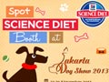 Spot SCIENCE DIET Booth at Jakarta Dog Show 2013