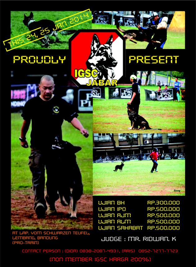 Pameran Anjing Ujian karya guna