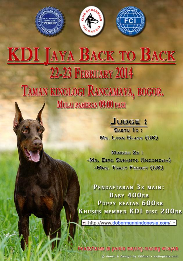 Pameran Anjing KDI Jaya back to back