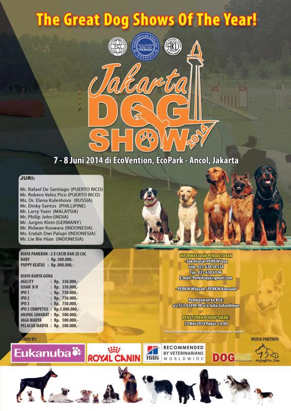 The Great Jakarta Dog Show PERKIN JAYA 2014