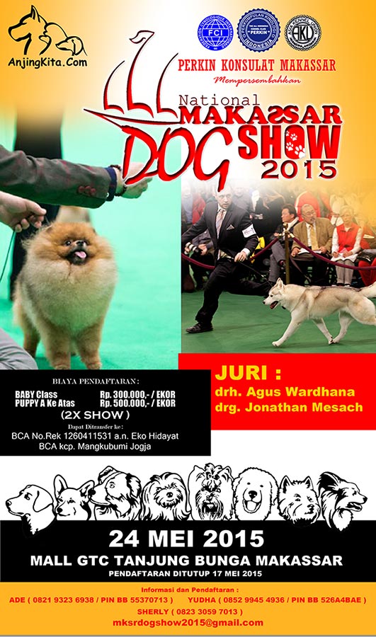 Pameran Anjing : Makassar Dog Show 2015