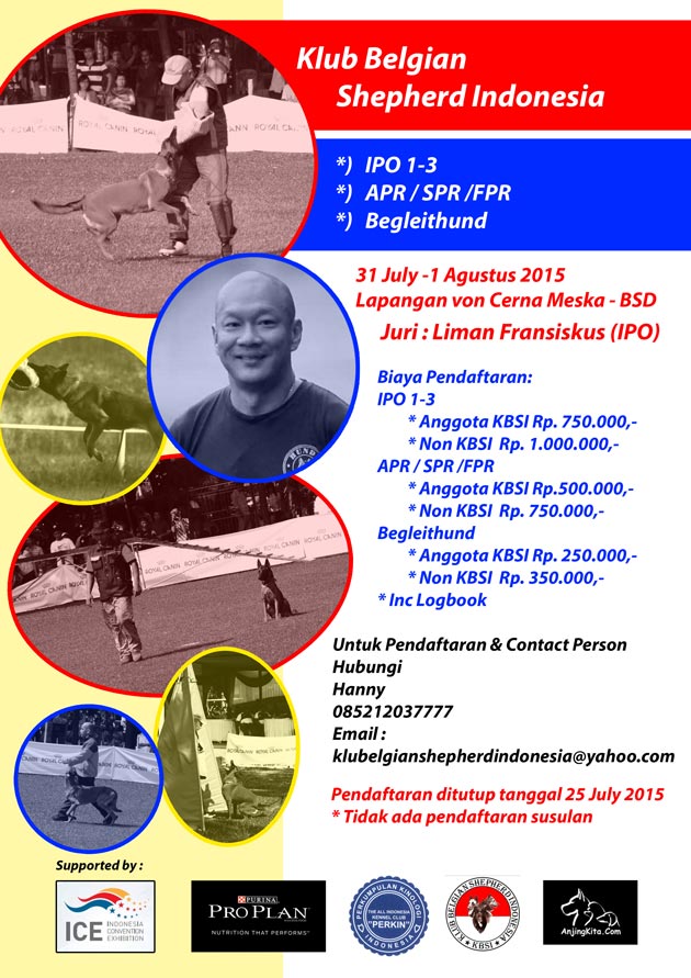 Pameran Nasional KBSI 2015 (Working Dog Section)