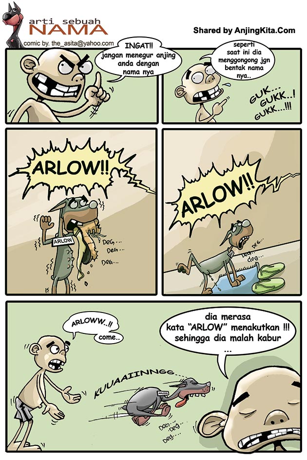 Jangan Memarahi Anjing Dengan Menyebut Nama