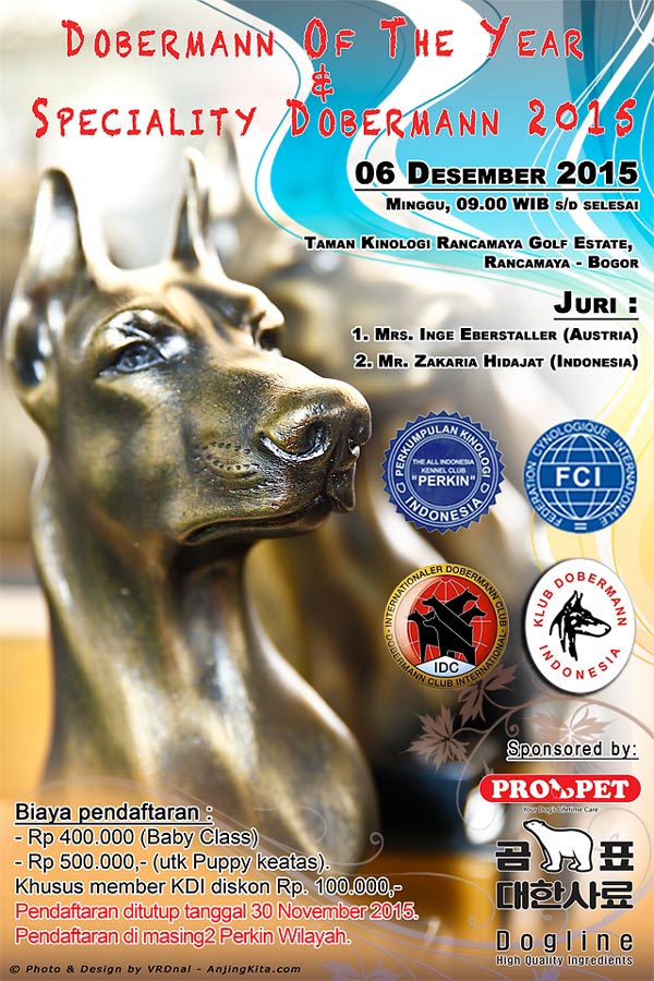 Dobermann Of The Year & Speciality Dobermann 2015
