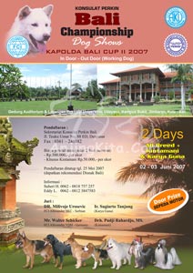 2 Days Bali Championship Dog Show